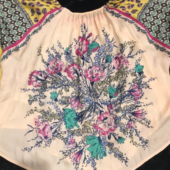 Free People Positano Printed Blouse. - Picture 6 of 8